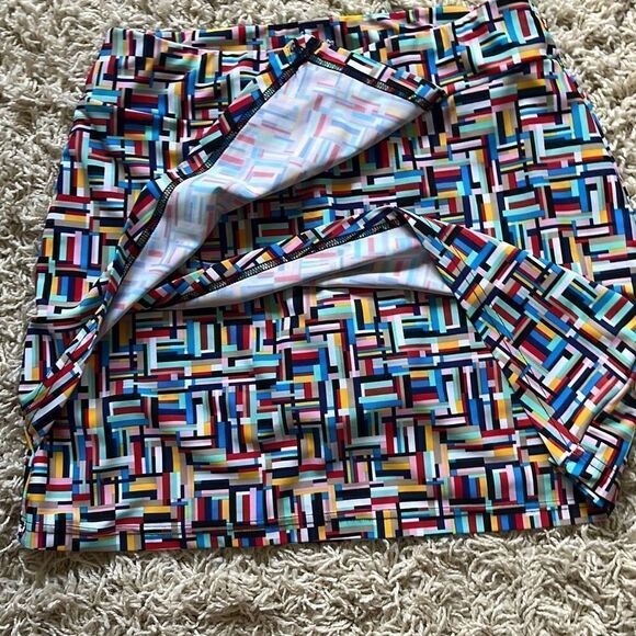 Tzu Tzu Charlotte Golf Skort, Multi Color Design Pickleball,  Tennis, golf  M - Picture 4 of 16